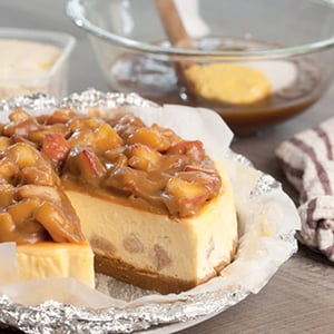 toffee-apple-cheesecake