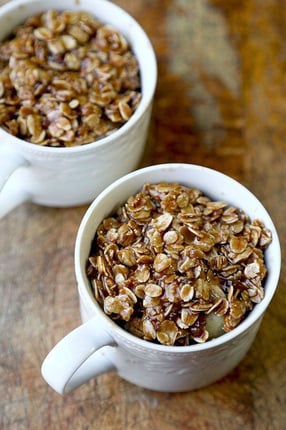 Apple Crumble Mug Cake