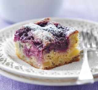 Apple and Boysenberry Tart