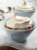 Baked Fruit with Meringue Topping