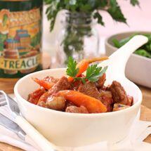 Beef and Treacle Hot Pot with Baby Carrots