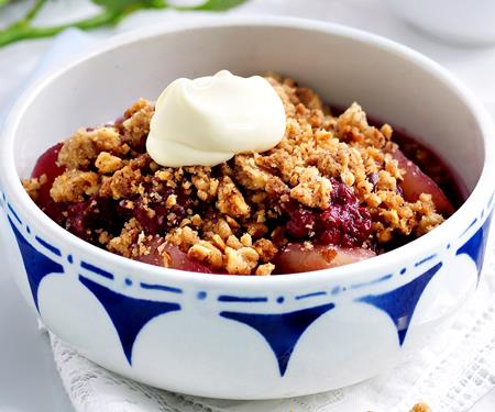 Berry and Apple Crumble