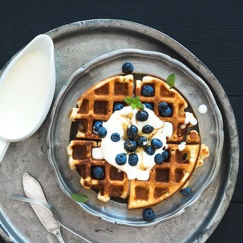 Blueberry Waffles