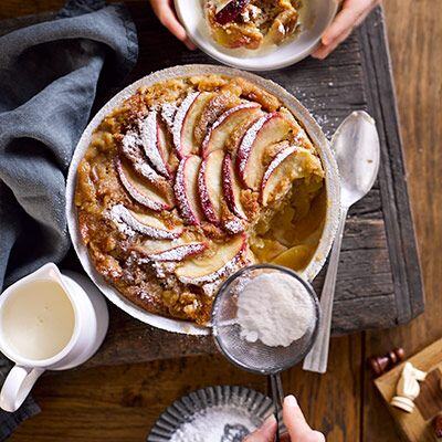 Caramel Apple Sponge Pudding