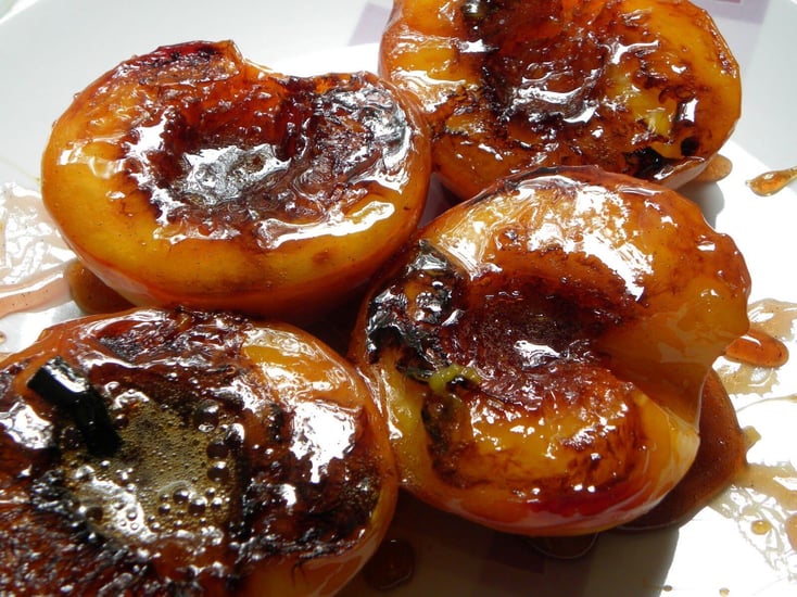 Caramelised Peaches