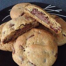 Caramello Centred Chocolate Chip Cookies