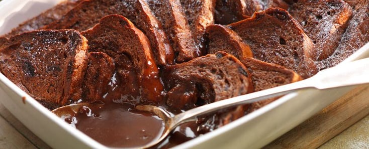 Chocolate Bread and Butter Pudding