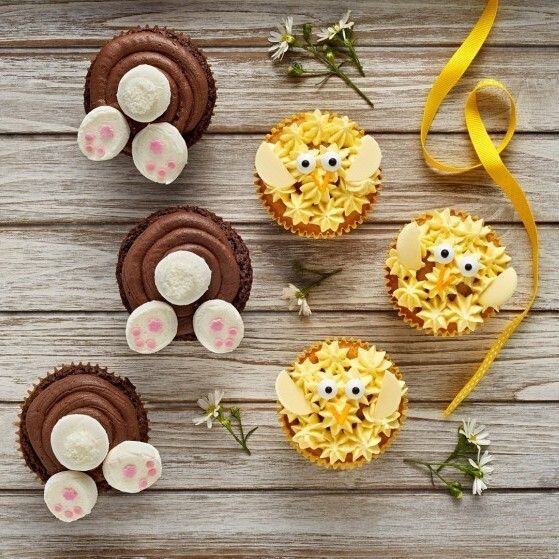 Chocolate Bunny Bottom Cupcakes