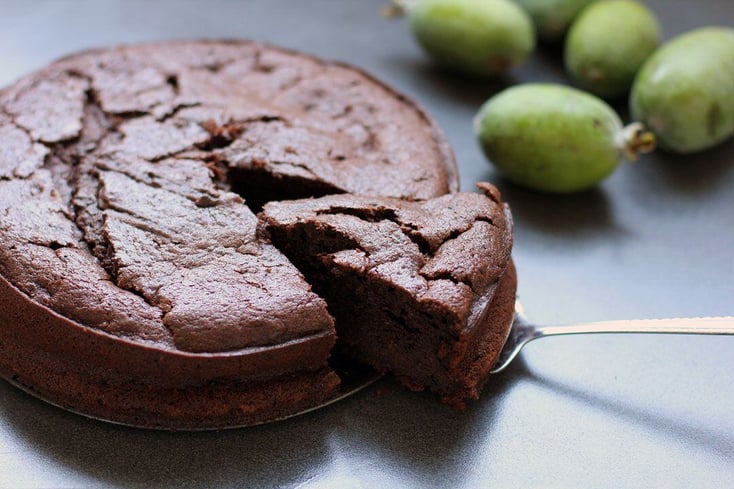 Chocolate Feijoa Cake