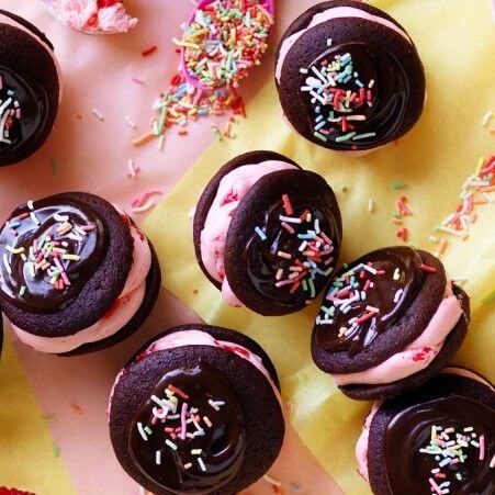 Chocolate Raspberry Kisses