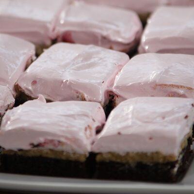 Chocolate, Caramel and Marshmallow Slice