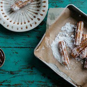 Churros with Warm Chocolate Sauce