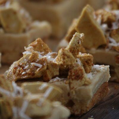 Coconut Hokey Pokey Ginger Crunch