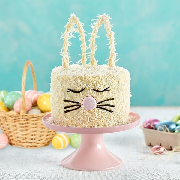 Coconut Orange Bunny Ear Cake