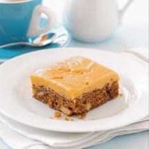 Coffee Walnut Fudge Slice