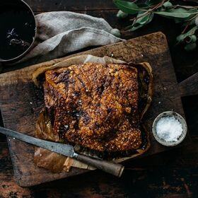 Dark Sticky Glazed Pork Belly