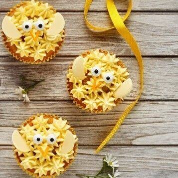 Easter Chicks Cupcakes