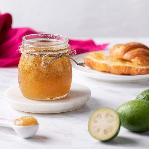 Feijoa and Ginger Jam