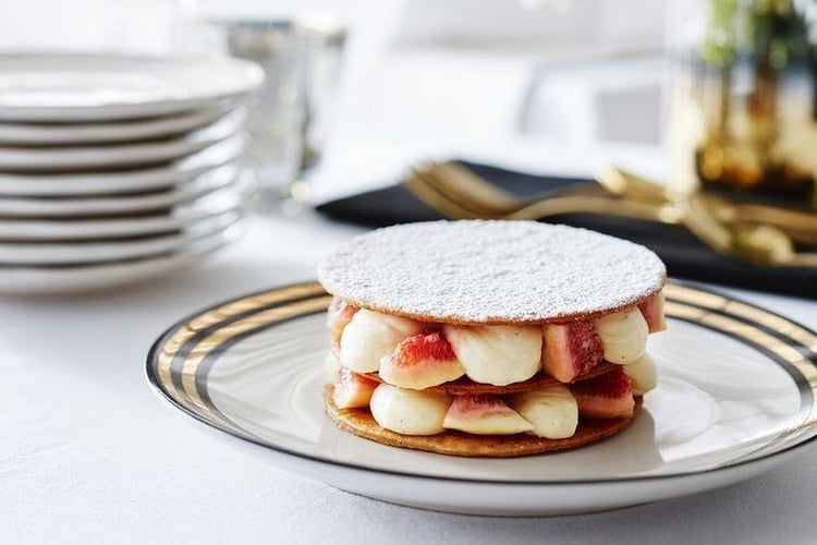 Fig and Chantilly Cream Mille-Feuille