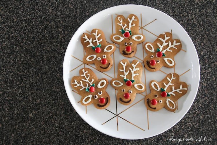 Gingerbread Reindeer Cookies