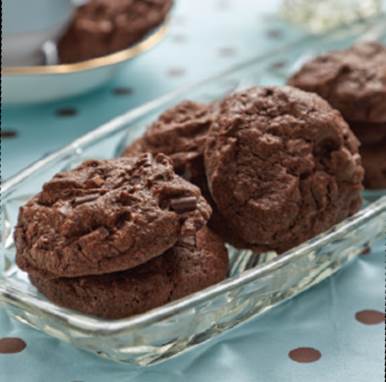 Gluten Free Chewy Triple Chocolate Chip Cookies