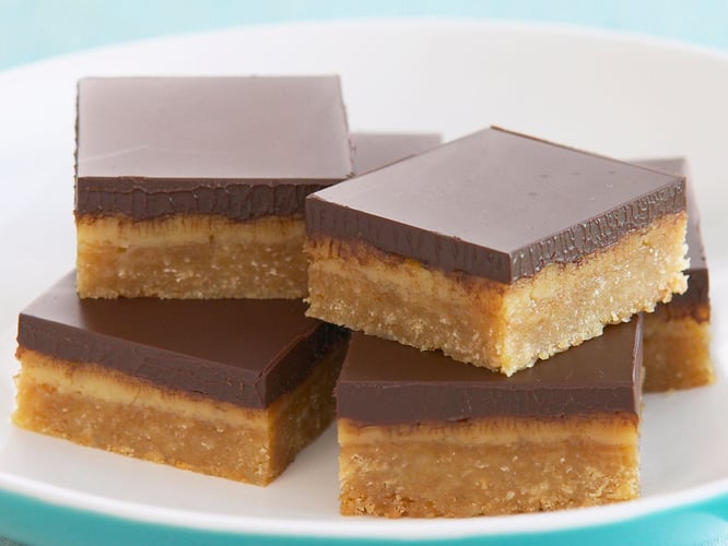 Gooey Chocolate Caramel Slice