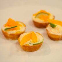 Hamish's Mascarpone and Papaya Tarts