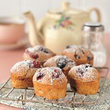 Hazelnut and Berry Friands (Gluten Free)