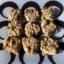 Healthy Oat and Raisin Cookies