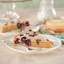 Lemon and Blueberry Dessert Cake (Gluten Free)