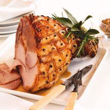 Maple and Bourbon Glazed Ham