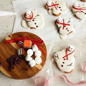 Melted Snowman Biscuits