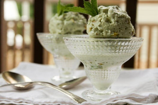 Mint Greek Frozen Yoghurt