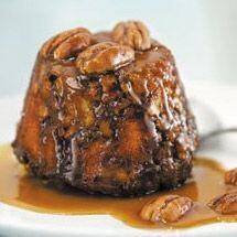 Pecan and Golden Syrup Puddings