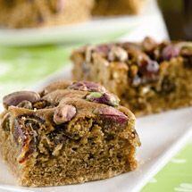 Pistachio and Date Slice