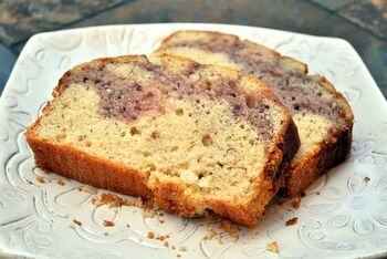 Raspberry Almond Swirl Loaf