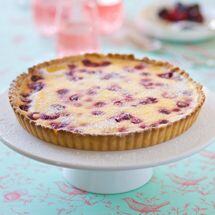 Raspberry Sour Cream Tart