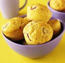 Rhubarb and Custard Muffins