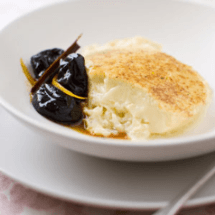 Rice Puddings with Spiced Prunes