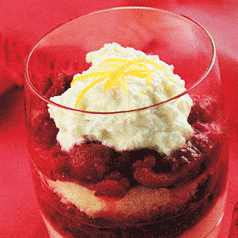 Ricotta and Raspberry Trifle