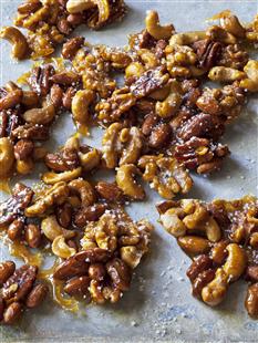 Salted Walnut Caramels