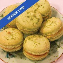 Sarah's Macarons with Lime Custard Filling