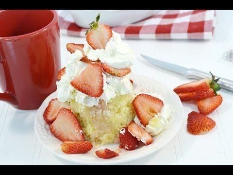 Strawberry Shortcake (Microwave)