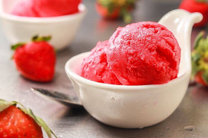 Strawberry Sorbet