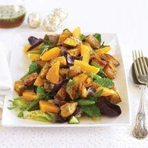 Sweet Spiced Honey Maple, Kumara & Orange Salad