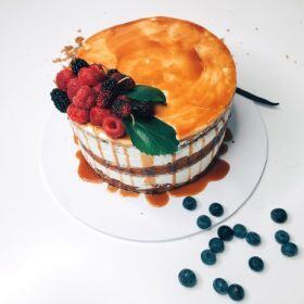 Vanilla Bean Layered Cake