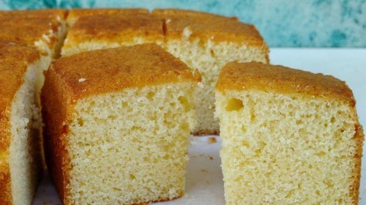 White Chocolate Sponge Cake